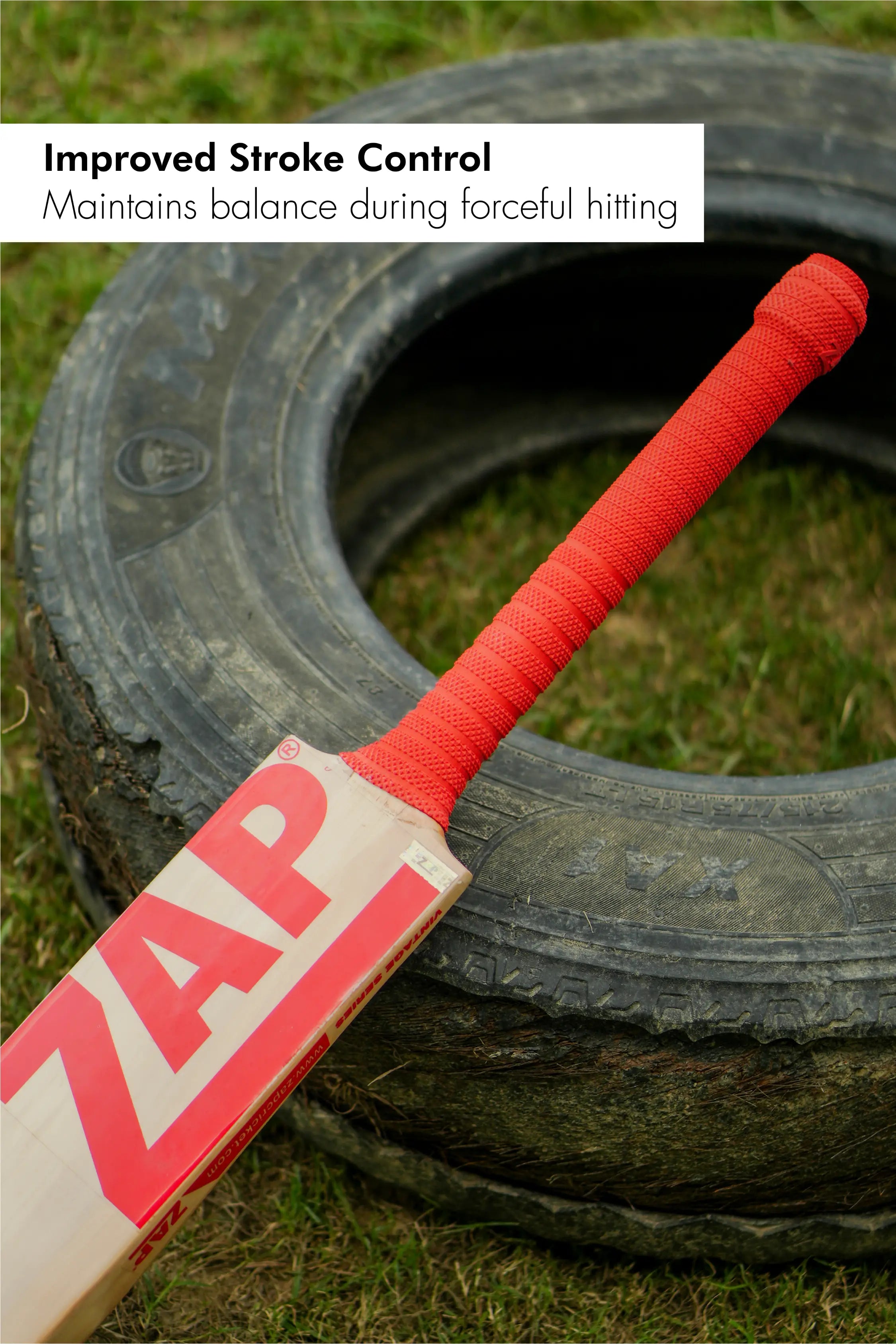 ZAP Skyline Ribbed Cricket Bat Grip-2