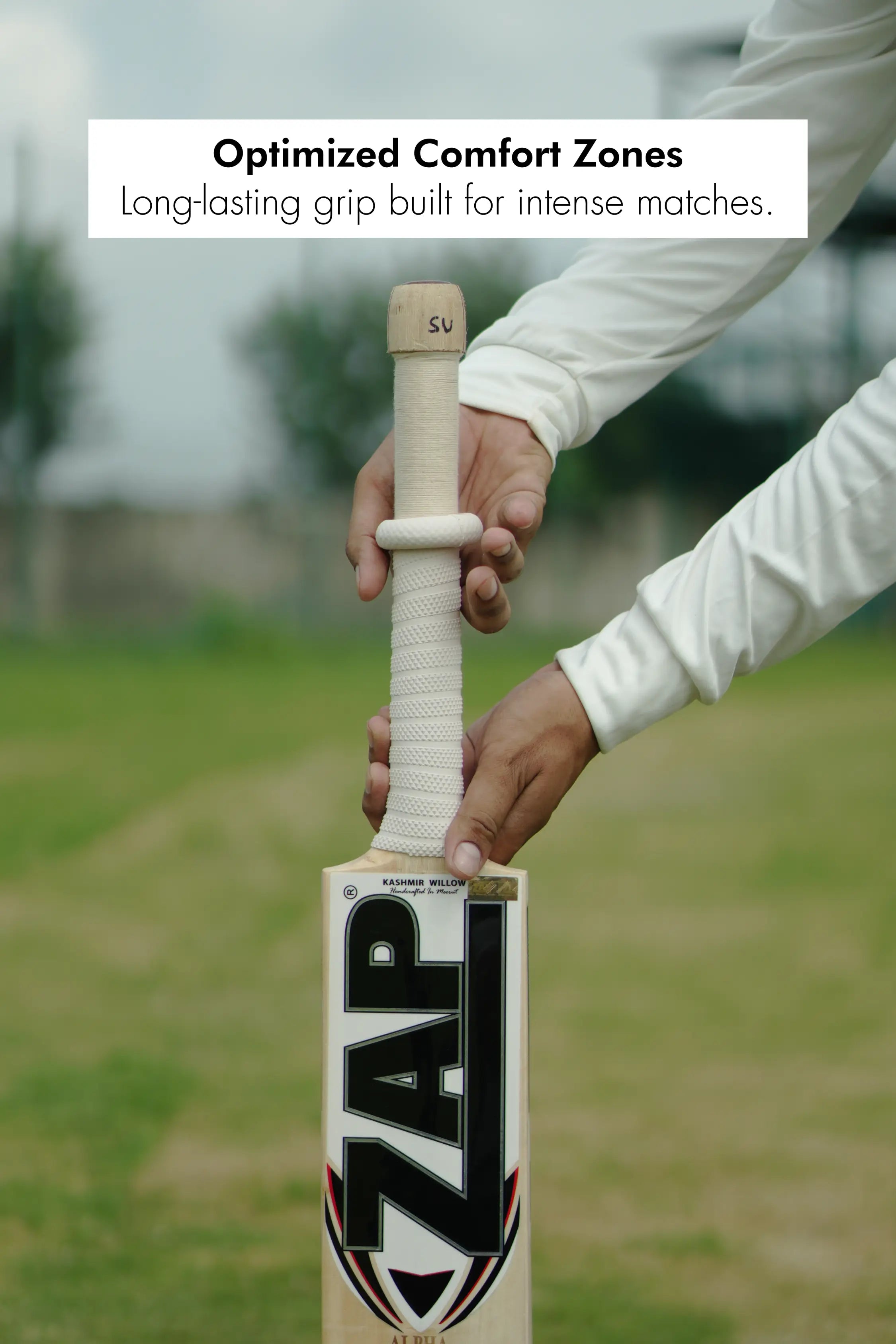 ZAP Skyline Ribbed Cricket Bat Grip-3